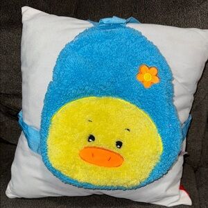 Blue and Yellow Duck Backpack